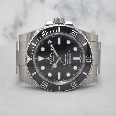 pre owned rolex submariner 114060|Rolex sub date ceramic 114060.